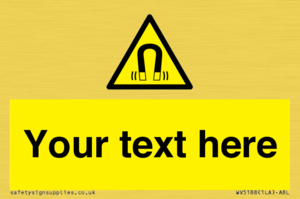 Custom Magnetic Field Sign